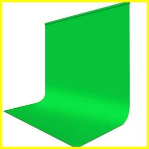 ★グリーン_2mx3m★ 緑 グリーンバック 2m x 3m 撮影用 背景布 透けない Zoom リモート用背景 クロマキースクリーン 緑