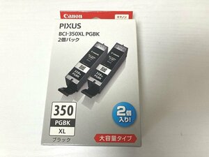 送料込み ■ Canon キャノン 純正インク 350XL PGBK 大容量タイプ ブラック PIXUS BCI-350XL PGBK 未開封 2個パック ジャンク品