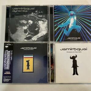 W8299 ジャミロクワイ 4枚セット｜Jamiroquai Dynamite A Funk Odyssey Travelling Without Moving Emergency on Planet Earth