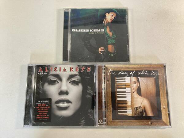 W8318 アリシア・キーズ 3枚セット｜Alicia Keys Songs in A Minor The Diary of Alicia Keys As I Am