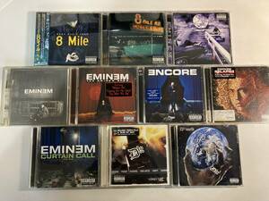 W8324 エミネム D12 10枚セット｜Slim Shady Marshall Mathers Eminem Show Encore Relapse Curtain Call The Hits 8 Mile