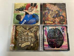 W8339 ニュー・ファウンド・グローリー 4枚セット｜New Found Glory Radiosurgery Not Without a Fight Catalyst Sticks and Stones