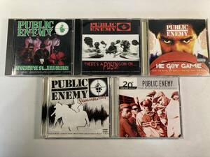 W8349 パブリック・エナミー 5枚セット｜The Best Of Public Enemy Apocalypse 91 He Got Game There's a Poison Goin' On Revolverlution