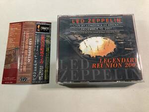 【2】8714◆Led Zeppelin／Legendary Reunion 2007◆レッド・ツェッペリン／レジェンダリー・リユニオン 2007◆2枚組◆帯付き◆