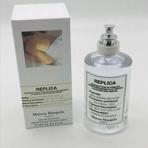 【FE-03】Maison Margiela マルジェラ 香水 REPLICA レプリカ レイジーサンデーモーニング 中古 100ml 残量9割以上 箱つき