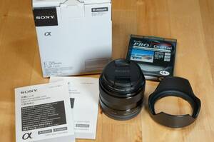 SONY ソニー 35mm F1.8 Eマウント SEL35F18 【中古良品】 ケンコーPRO1保護フィルター付