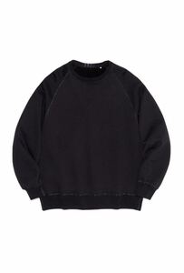 【美品/タグ有】AVIREX7522 23AW SWEAT SHIRT NAVY サイズ3/アヴィレックス COMOLI コモリ スウェット パーカー シャツ デニム 24SS