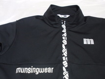 大きいサイズ３L◆《munsingwear／マンシングウェア》◆ジャージジャケット／トラックジャケット！ (黒)◆未使用！_画像4