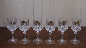 Новый старый продукт ☆ Cristal d`arques ☆ Crystal Dark ☆ Ron Shan ☆ Wine Glass ☆ 6 клиентов ③ ☆ 402S4 -J14000