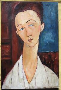 [Artworks]アメデオ・モジリアニ|モディリアーニ|女性像、チャコスカ|1917年|肉筆|油彩|原画|プラド美術館所蔵