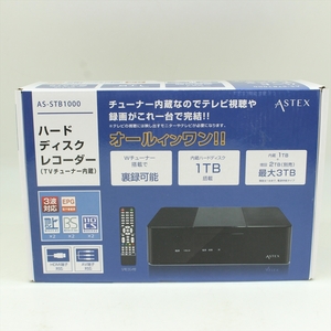 * ASTEXas Tec sAS-STB1000 hard disk recorder TV tuner built-in 1TB unused goods 