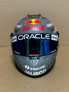  new goods 1/2 Mini helmet Sergio Perez 2022 Brazil GP Red Bull 