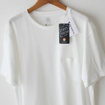 新品 タケオキクチ THE SHOP TK 【抗菌防臭】 クルーネック Tシャツ XLサイズ オフホワイト メンズ_画像2