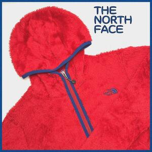  North Face boa fleece jacket nappy man woman red blue 140-150cm