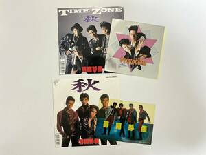 付属品付き2枚セット！男闘呼組『秋』『TIME ZONE』