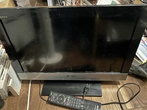 あげます！送料込み！！SONYテレビ　22型2010年製　リモコン、B-CASカード付き！すぐ見れます！