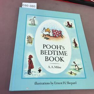 E60-086 Milne/Shepard POOH'S BEDTIME BOOK Dutton 外国語絵本