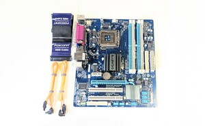 動作確認済み★GIGABYTE「GA-G41M-Combo REV：2.0」 マザーボード 45nm CPU Optimized／Dual BIOS／LGA775 ・SATAケーブル付き PCパーツ