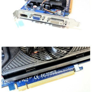 動作確認済み★GIGABYTE／ギガバイト 「GV-N220D2-1GI／REV：1.0」 補助電源コネクタ不要モデル グラフィックボードの画像3