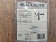 ○S223/【未使用】 MINI MAGLITE ミニマグライト レザーホルスター + アクセサリーパック セット/1円～_画像4