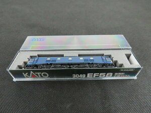 ◇Y176/KATO/3049 EF58 後期形 小窓H ゴム/Nゲージ/鉄道/カトー/難あり/1円～