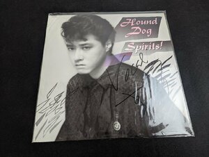 ※◇M-269/ 直筆サイン入りLP【 HOUND DOG　Spirits! 】CBS SONY レコード 　/1円～