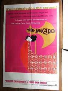 AO051//US版1sh 映画ポスター【The Mikado】(ミカド) 監督 スチュアート・バージ /ORG 67/82/