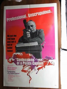 AO137//US版1sh 映画ポスター【 Confessions of a Police Captain 】監督 ダミアーノ・ダミアーニ/ORG 72/217/