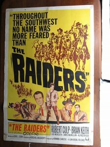 AO063//US版1sh 映画ポスター【The Raiders】(レイダーズ) 監督 ハーシェル・ドーティ /ORG 64/28/