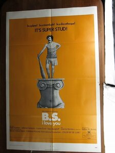 AO142//US版1sh 映画ポスター【 B.S. I Love You 】（B.S.アイラブユー）監督 スティーヴン・ヒリヤード・スターン/ORG 71/90/