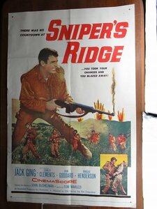 AO059//US版1sh 映画ポスター【Sniper's Ridge】監督 ジョン・A・ブシェルマン /ORG 61/44/