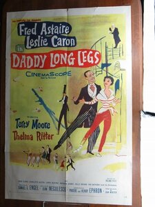 AO047//US版1sh 映画ポスター【Daddy Long Legs】(足ながおじさん) 監督 ジーン・ネグレスコ /ORG 55/169/