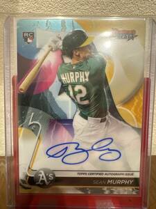 2020 Bowman’s Best Baseball Sean Murphy B20-SM RC Best of 2020 Autograph アスレチックス ブレーブス