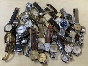 ② セイコー　シチズン　他　クオーツ　ジャンク品　大量　腕時計 SEIKO CITIZEN ビンテージ　アンティーク