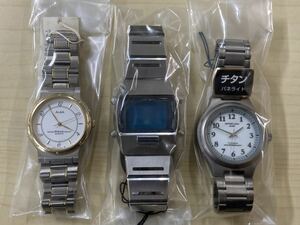 ⑦ セイコー　アルバ　メンズ　クオーツ　デッドストック品　3本　NO.3 腕時計 ビンテージ　アンティーク　SEIKO ALBA 