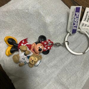 WDW ディズニー　ミニー　ダッフィー　キーチェーン　キーホルダー　ミニーマウス