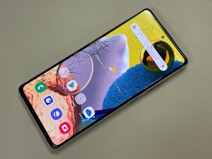 au SAMSUNG Galaxy A51 5G SCG07 プリズムブリックスホワイト SIMロック解除済 ジャンク