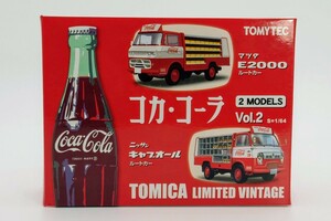 ★☆トミカ リミテッド ヴィンテージ コカ コーラ 2MODELS Vol.2 マツダ E2000・ニッサン キャブオール ルートカー☆★