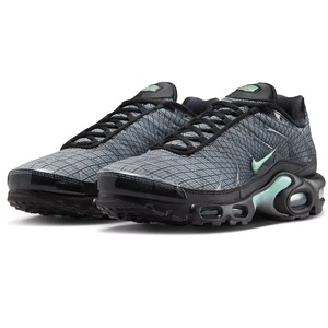 ☆NIKE AIR MAX PLUS 灰/黒/淡緑 28.5cm ナイキ エア マックス プラス マップラ GREEN GLOW FB3351-001