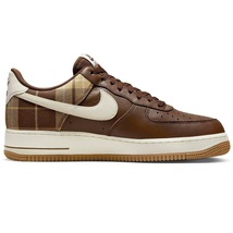 ☆NIKE AIR FORCE 1 '07 濃茶/淡白/チェック 28.5cm ナイキ エア フォース 1 '07 LX DV0791-200_画像2