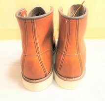 ★【未使用保管品】REDWING SHOES レッドウイング ブーツ 875 表記サイズ US9E 27.0cm 程度 革 ブラウン系 メンズシューズ★002660_画像7