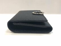 ★ BVLGARI ブルガリ ブルガリブルガリ カードケース カードホルダー 30420 レザー ブラック 黒 箱付 中古★003555_画像2