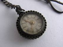 懐中時計のクサリ　時計（不動）と磁石付き　２５_画像2