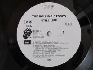 2402/LP/Rolling Stones/ローリング・ストーンズ/Still Life/スティル・ライフ/見本盤白ラベル