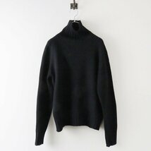 2019AW マーガレットハウエル MARGARET HOWELL WOOL CASHMERE ウール カシミヤ タートルネック ニット 2/ネイビー 【2400013715171】_画像2