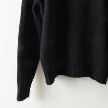 2019AW マーガレットハウエル MARGARET HOWELL WOOL CASHMERE ウール カシミヤ タートルネック ニット 2/ネイビー 【2400013715171】_画像5