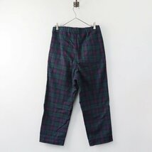 オールドマンズテーラー R&D.M.Co- MORNING ROCKWELL PANTS チェック パジャマパンツ 34/ネイビーグリーン【2400013720915】_画像3