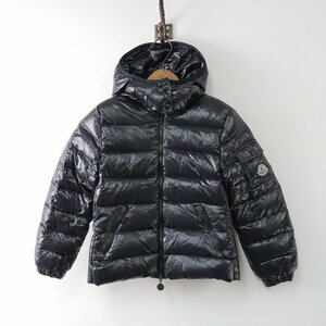 子供服 キッズ JPタグ モンクレール MONCLER MAYA マヤ チビワッペン付き フードダウンジャケット 116cm//ブラック nero【2400013754446】