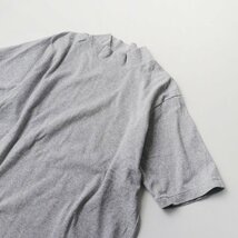 アナトミカ ANATOMICA コットンハイネックカットソー S/グレー Tシャツ 半袖【2400013719735】_画像1