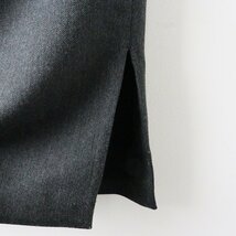 ロイスクレヨン Lois CRAYON フラワー刺繍 ヘリンボンスカート M/ダークグレー ボトムス【2400013739894】_画像5